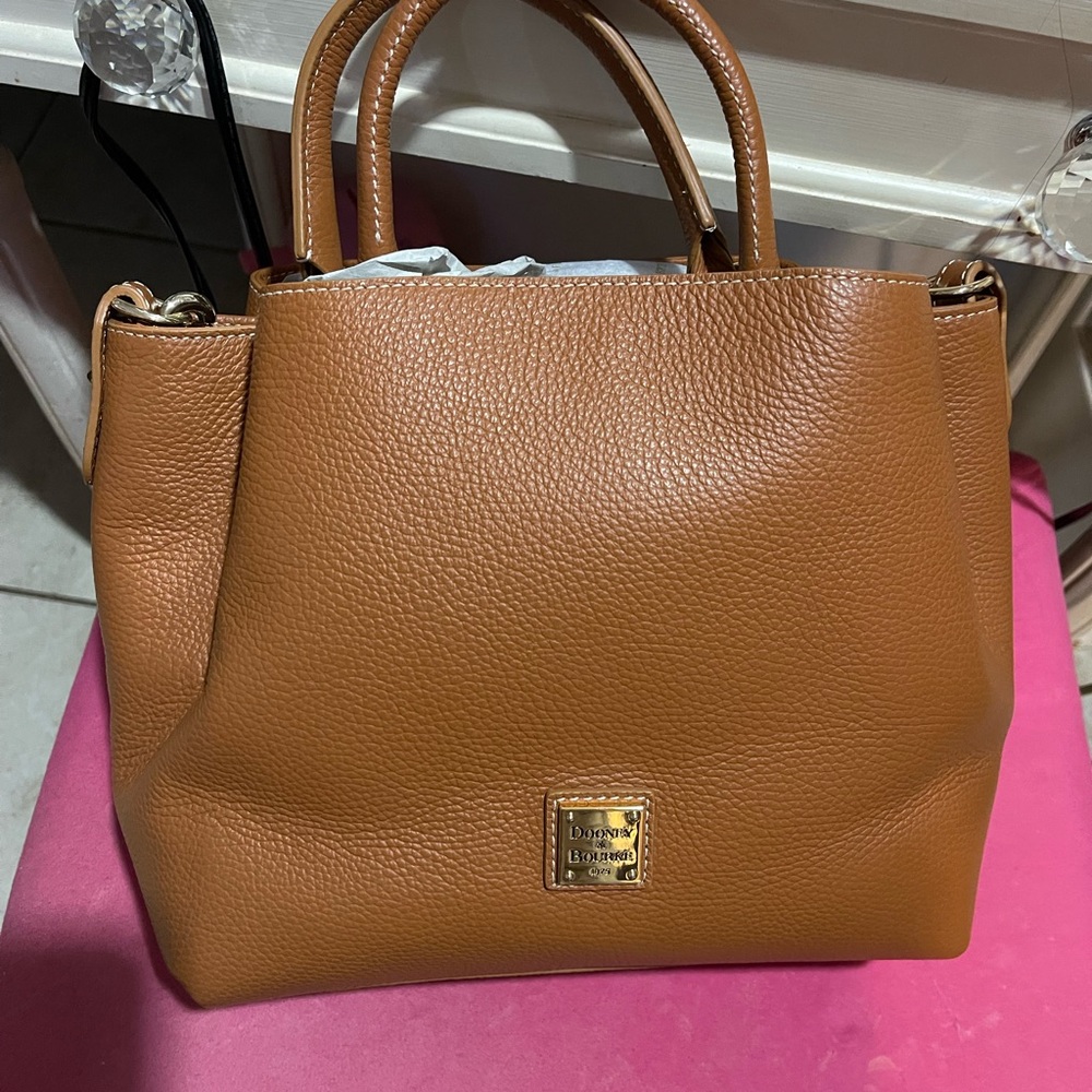 Dooney & Bourke Brown Leather Satchel